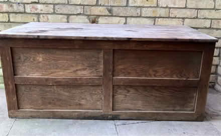 Photo of free Wooden Cheat or Blanket Box (Foxton) #1