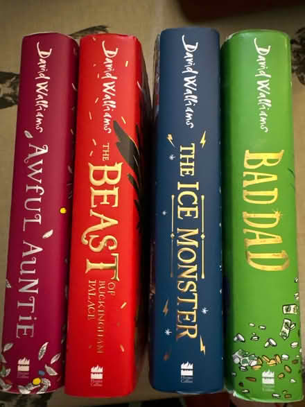 Photo of free 4 x hardback David Walliams books (Stanhill BB5) #1