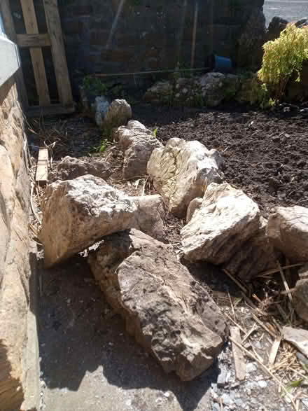 Photo of free Large limestone pieces for rockery or making a border (Marsh LA1) #1