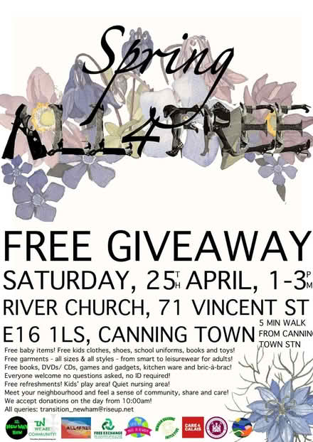 Photo of free Spring All4Free Event-Free Giveaway (River Church E16) #1