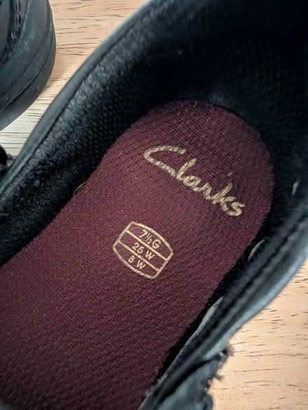 Photo of free Clarks black shoes 7.5G (Lowedges S8) #2