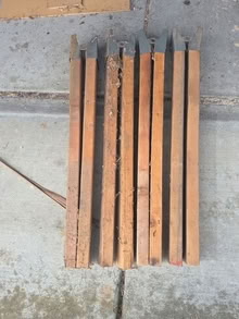 Photo of free saw horse legs #1