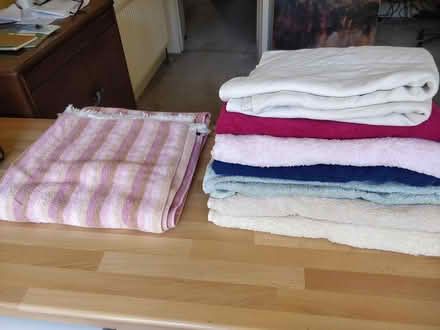 Photo of free Used towels: hand, bath, beach (Broomhill, G11) #1