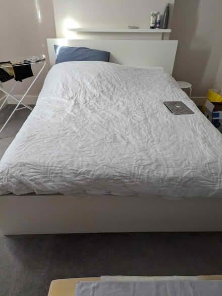 Photo of free Queen bed white (BR2) #3
