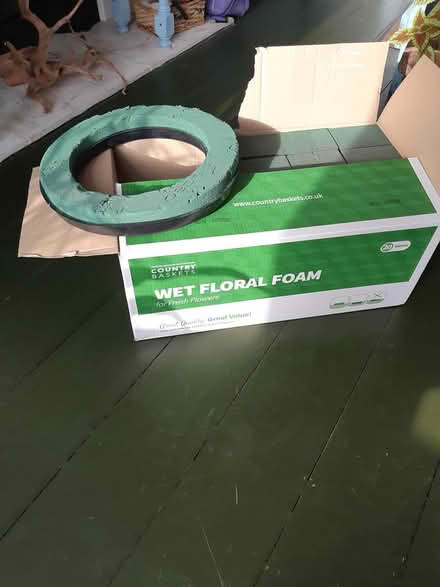 Photo of free wet foam floral oasis (ross on wye) #1