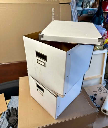Photo of free IKEA cardboard file boxes (Lawrence and Pruneridge) #2