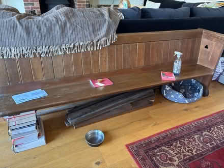 Photo of free Oak Pew (Old alresford) #1