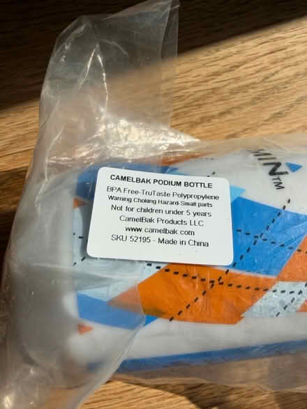 Photo of free Plastic Camelbak 21oz bike bottle (Hanwell) #2