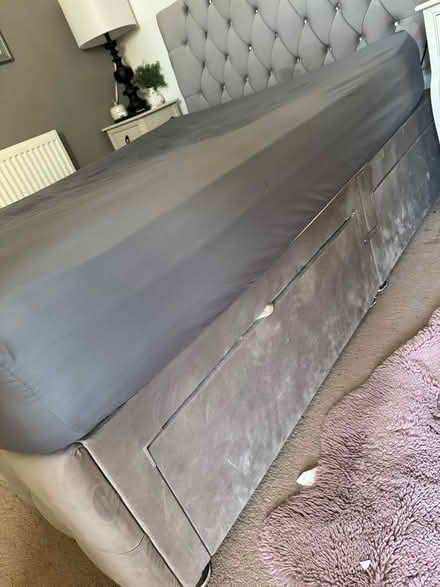 Photo of free Double Divan base & headboard (Kettlesing) #2