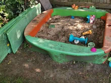 Photo of free Sand put with a cover (KT6 Surbiton) #1