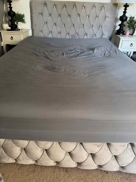 Photo of free Double Divan base & headboard (Kettlesing) #1