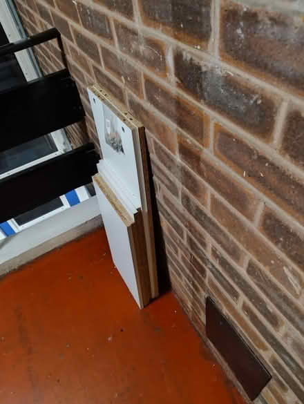 Photo of free Bog standard white shelving (Stretford M32) #1