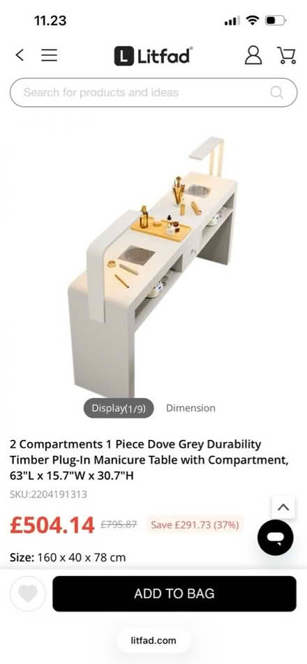 Photo of free Manicure table (SW1 Belgravia) #1