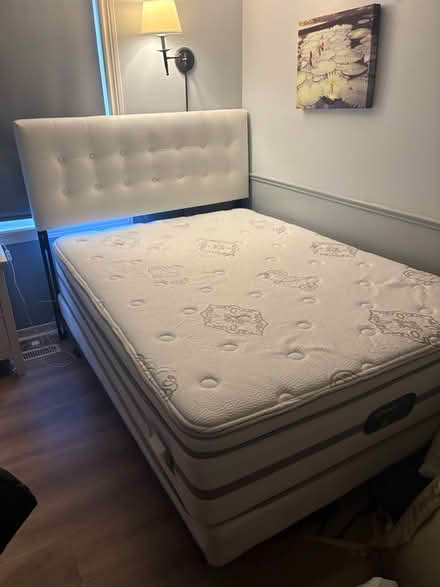 Photo of free Double mattress with frame (Springbrook Cres, Oakville) #1