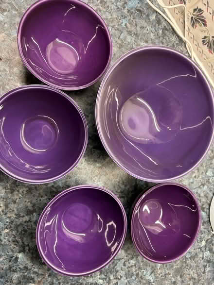 Photo of free Purple bowls (Barkham RG41) #1