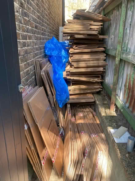 Photo of free Large amount of packing and wardrobe boxes + tissue (Shepherds Bush W6) #1