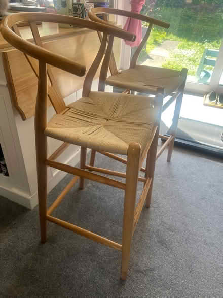 Photo of free Wooden Bar stools (NG3 5FB) #3