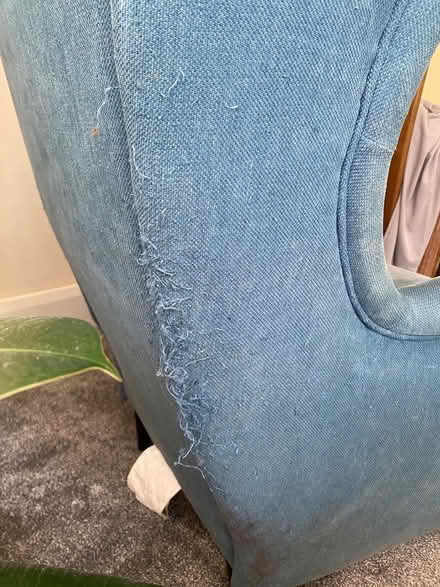 Photo of free Blue Ikea armchair (Harborne B17) #3