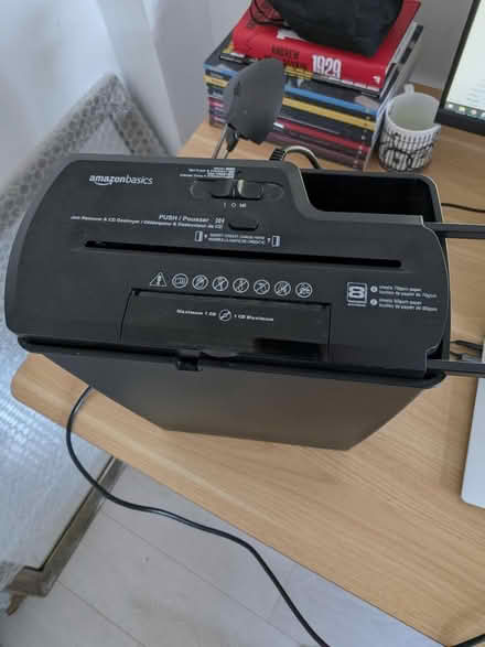 Photo of free Amazon mini shredder: 8 sheets (Crofton Park SE4) #2