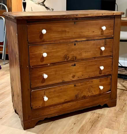 Photo of free Antique cherry 4 drawer dresser (Warrenton) #1