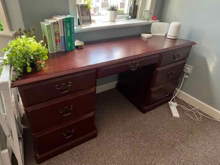 Photo of free Mahogany office desk (BH4) #1