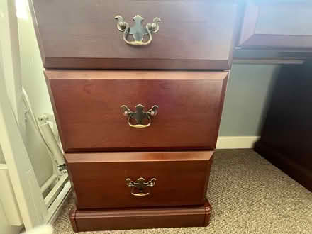 Photo of free Mahogany office desk (BH4) #3