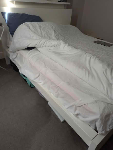 Photo of free Queen bed white (BR2) #2