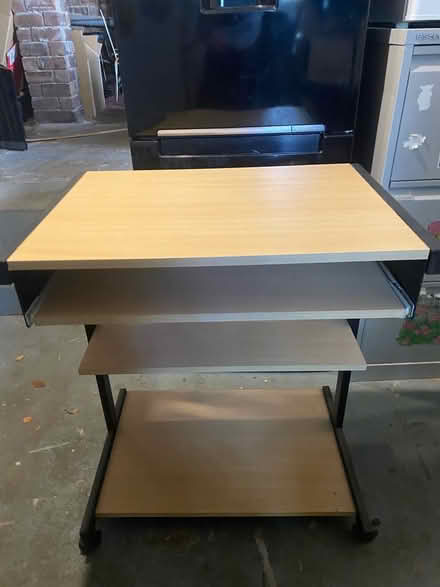 Photo of free Small computer desk (on wheels) (Jordanhill G14) #1
