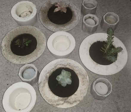 Photo of free pots with succulents & tealights (Headington OX3) #1