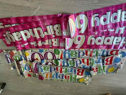 Photo of free 60th birthday banners (Datchet - SL3) #2
