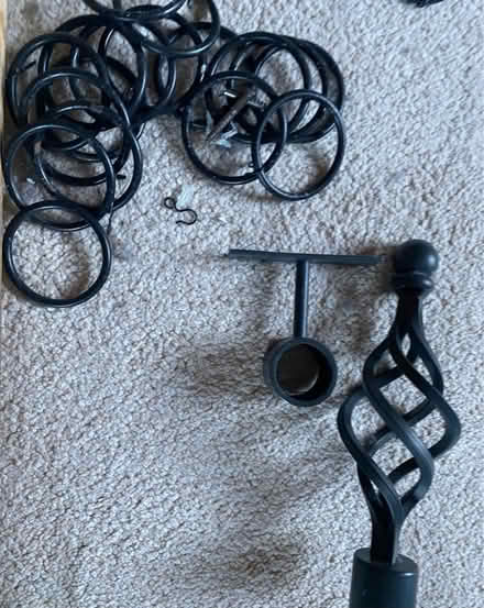 Photo of free Wooden curtain pole (Sevenoaks station) #1