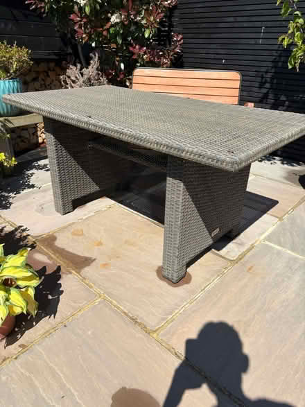 Photo of free Rattan dining table (Hartman) (Portslade) #1