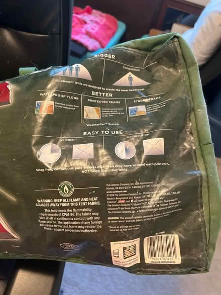 Photo of free 8 person tent (South Laurel) #2