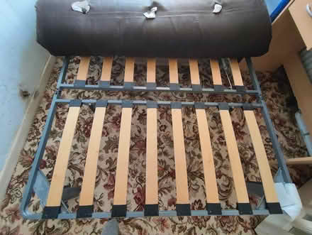 Photo of free Futon bed - metal frame with slats (Sparkbrook B11) #2