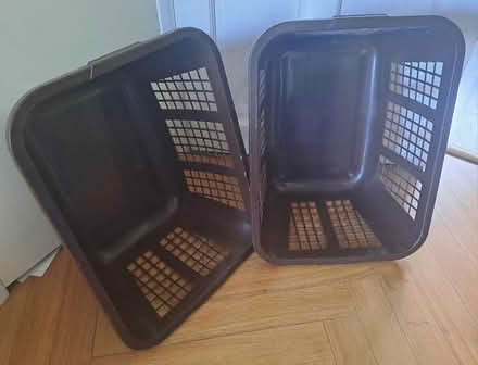 Photo of free 2 x Brown Laundry Baskets (Midsomer Norton (BA3)) #1