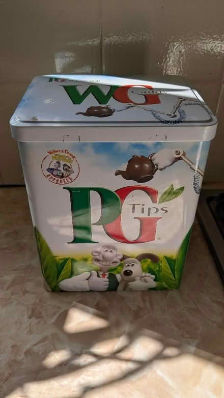 Photo of free Empty lindt tin and Wallace & Grommit PG tips tea caddy (Caldy Valley CH3) #3