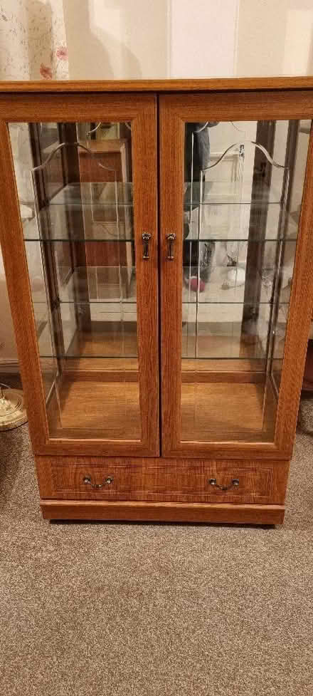 Photo of free Glass cabinet (Portchester PO16) #1