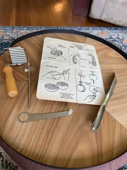 Photo of free Garnishing kitchen tools (Queen Anne) #1
