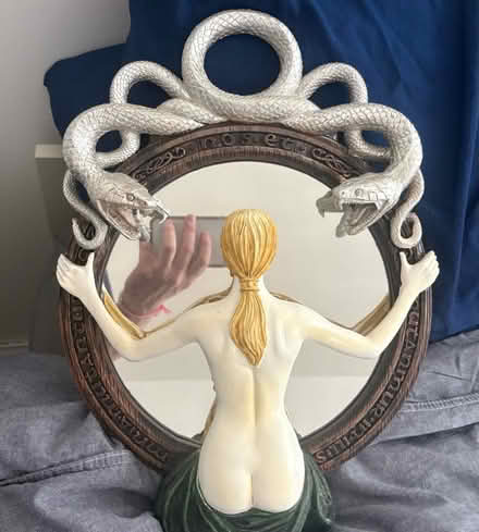 Photo of free Skeleton mirror sculpture (Boston) #2