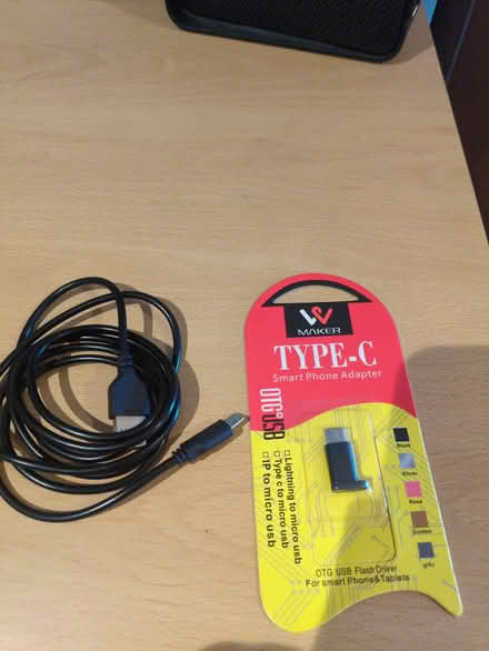 Photo of free USB to OTG cable and OTG to USB C adapter (Swanley BR8) #1