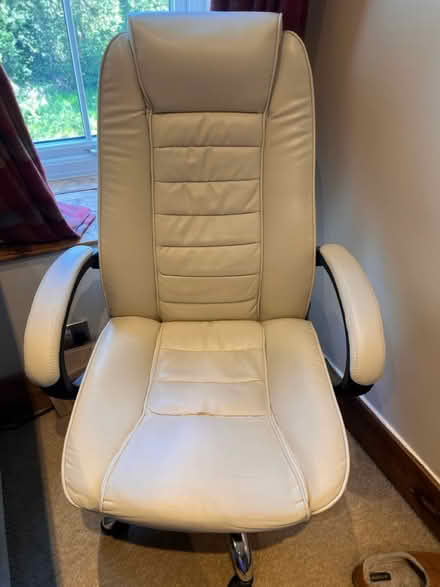 Photo of free Leather office chair (S70 worsbrough) #2