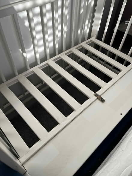 Photo of free Small space saving cot (Winyates Green B98) #1