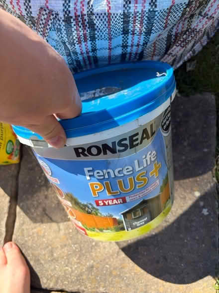 Photo of free Charcoal fence paint (UB7 9EF) #1