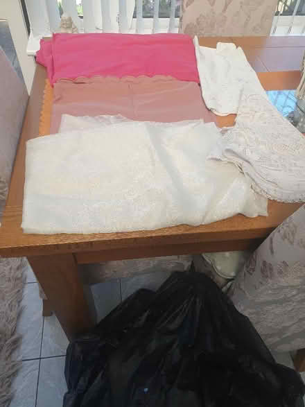 Photo of free Selection of material and tablecloths (Elstow MK42) #1