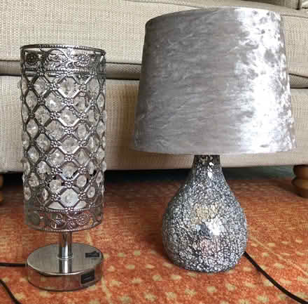 Photo of free two silver lamps screw bulbs (L17 Aigburth) #1