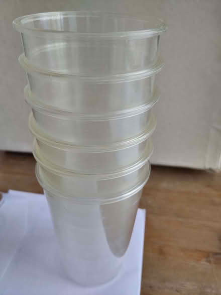 Photo of free 6 sturdy plastic 'glasses' (Henleaze Ward BS9) #1