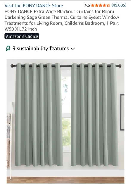 Photo of free Curtain and tension curtain pole (Hackney E9) #2