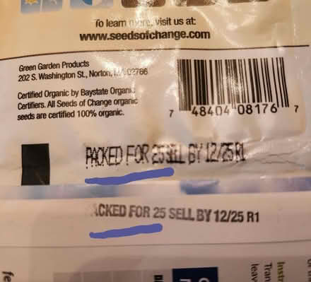 Photo of free kale and celery seeds (2025) (SE Washington DC) #2