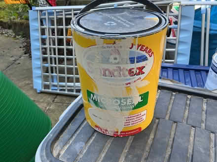 Photo of free Paint. Sandtex country Stone. (Birley Edge S6) #1