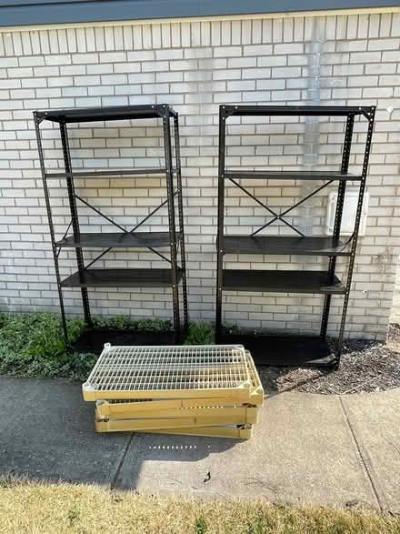 Photo of free Storage shelves (Farmington, MI) #1